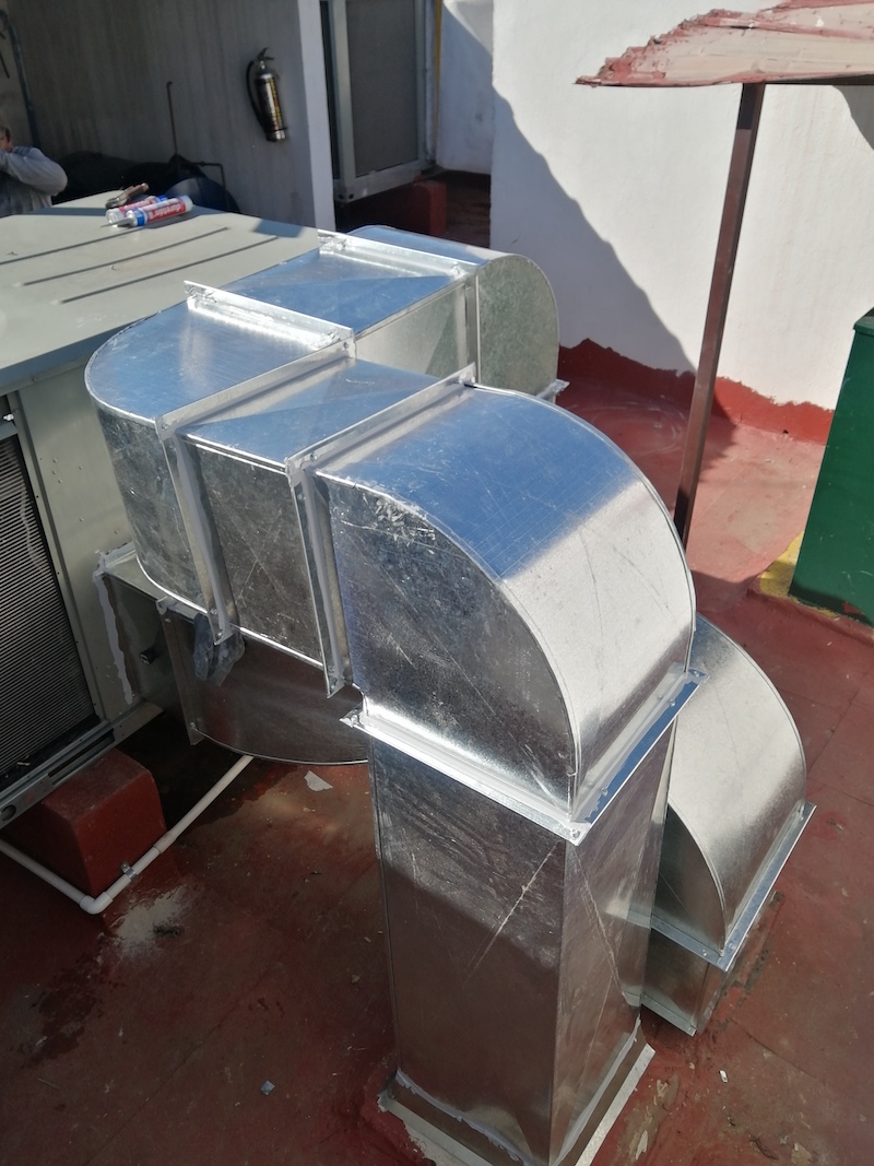 Ductos galvanizados